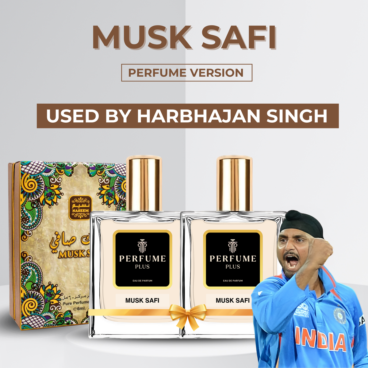 Original Musk Safi (Perfume Version) Pack Of 2 | Loved By Harbhajan Singh | Best Seller | [4.9 ⭐️⭐️⭐️⭐️⭐️ Ratings]
