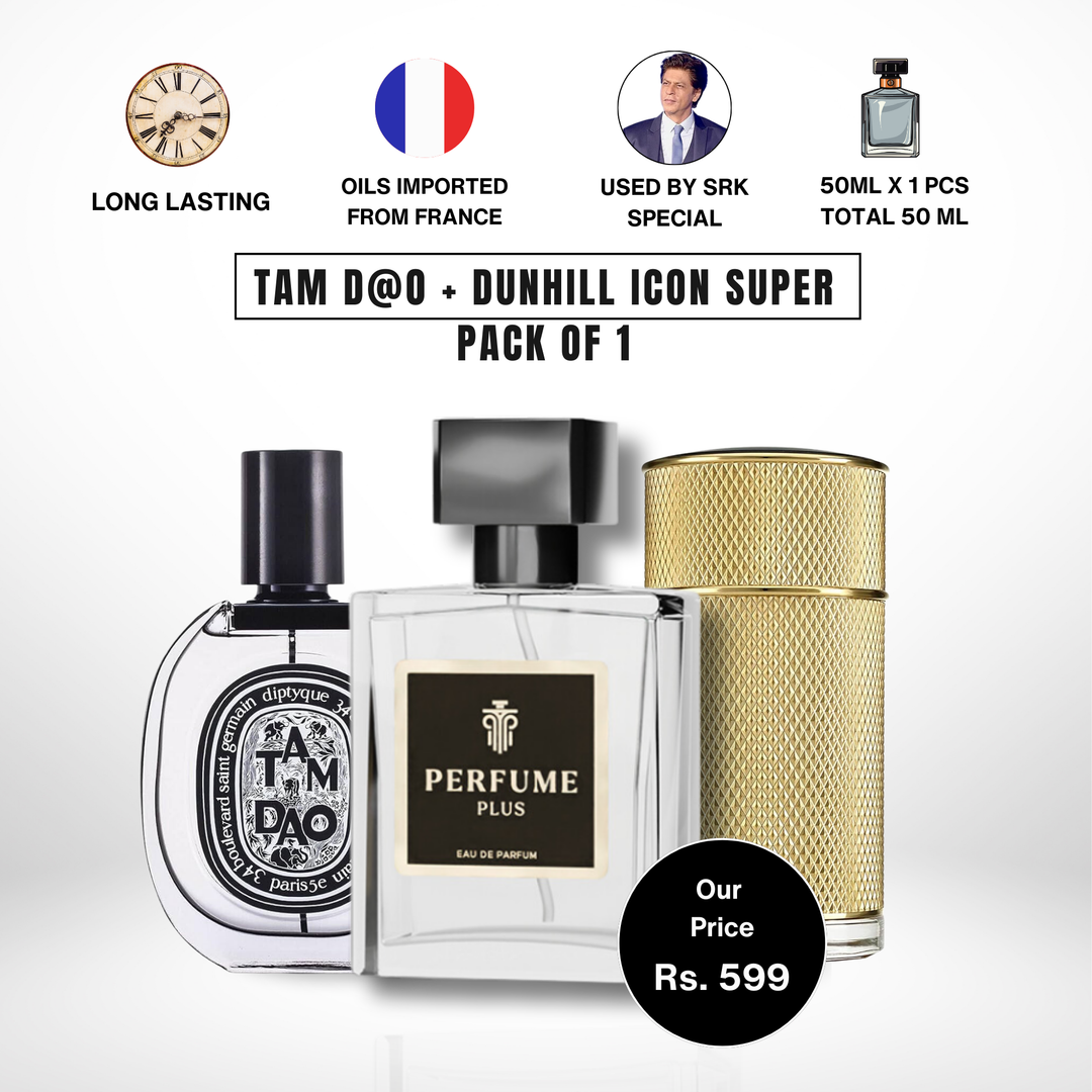 SRK Special Combo | Diptyque Tam Dao + Dunhill Icon Mix  50 ML  Pack Of 1