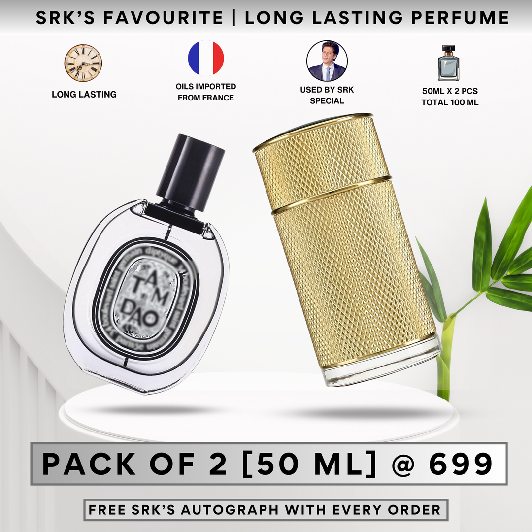 SRK Perfumes Combo [Pack of 2] | Dunhill and Tam Dao [SRK'S Autograph FREE]