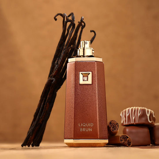 Lattafa Khamrah Qahwa | Rasasi Hawas | Lattafa Eclaire | Fragrance World Liquid Brun [Pack of 4] Exclusive Dubai Inspired Perfume Combo