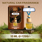AroDrift Car Fragrance | First Rain Perfume | Last Up to 30 Days | Made With Traditional Methods | 100% Original