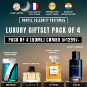 Cristiano Ronaldo 7 + Chanel No.5 + Gucci Flora + Dior Sauvage Combo Giftset [Pack of 4] | [4.9 ⭐️⭐️⭐️⭐️⭐️ Ratings]